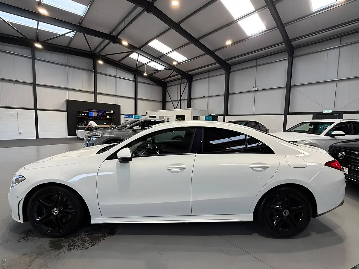 Used 2019 Mercedes-Benz Cla AMG Line White - Interior and Exterior details 7