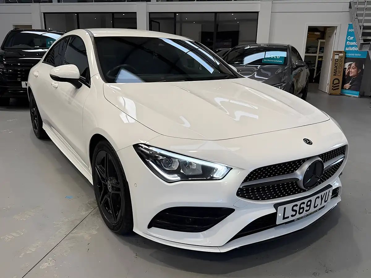 Used 2019 Mercedes-Benz Cla AMG Line White - Interior and Exterior details 9