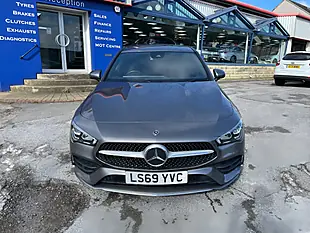 Used 2019 Mercedes-Benz Cla Class AMG Line Grey - Interior and Exterior details 9