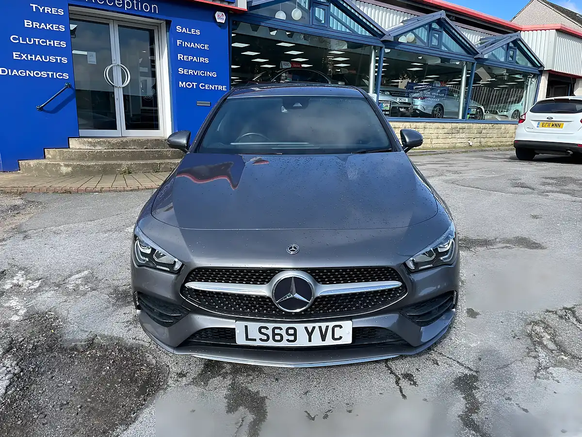 Used 2019 Mercedes-Benz Cla Class AMG Line Grey - Interior and Exterior details 9