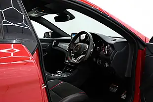 Used 2019 Mercedes-Benz Cla Night Edition Shooting Brake Red - Interior and Exterior details 12
