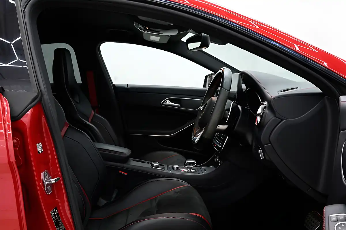 Used 2019 Mercedes-Benz Cla Night Edition Shooting Brake Red - Interior and Exterior details 13