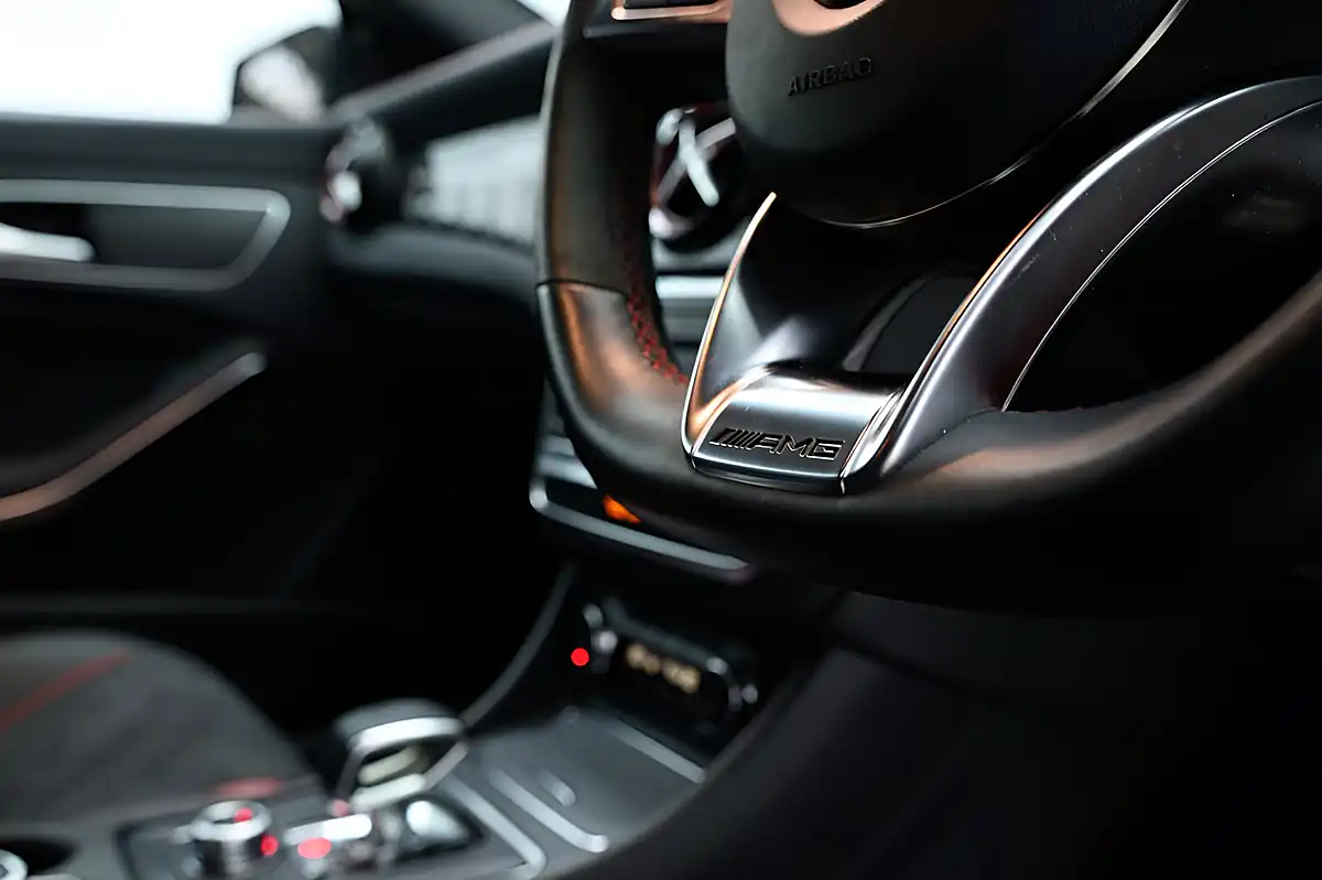 Used 2019 Mercedes-Benz Cla Night Edition Shooting Brake Red - Interior and Exterior details 18