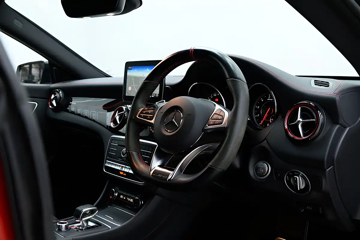 Used 2019 Mercedes-Benz Cla Night Edition Shooting Brake Red - Interior and Exterior details 19