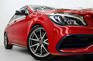 Used 2019 Mercedes-Benz Cla Night Edition Shooting Brake Red - Interior and Exterior details 2