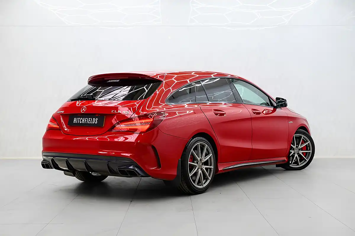 Used 2019 Mercedes-Benz Cla Night Edition Shooting Brake Red - Interior and Exterior details 5
