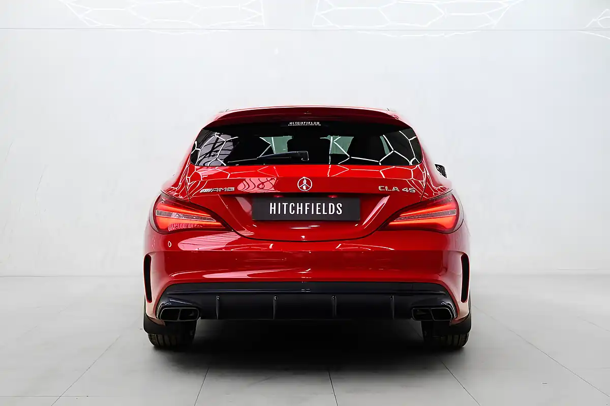 Used 2019 Mercedes-Benz Cla Night Edition Shooting Brake Red - Interior and Exterior details 6