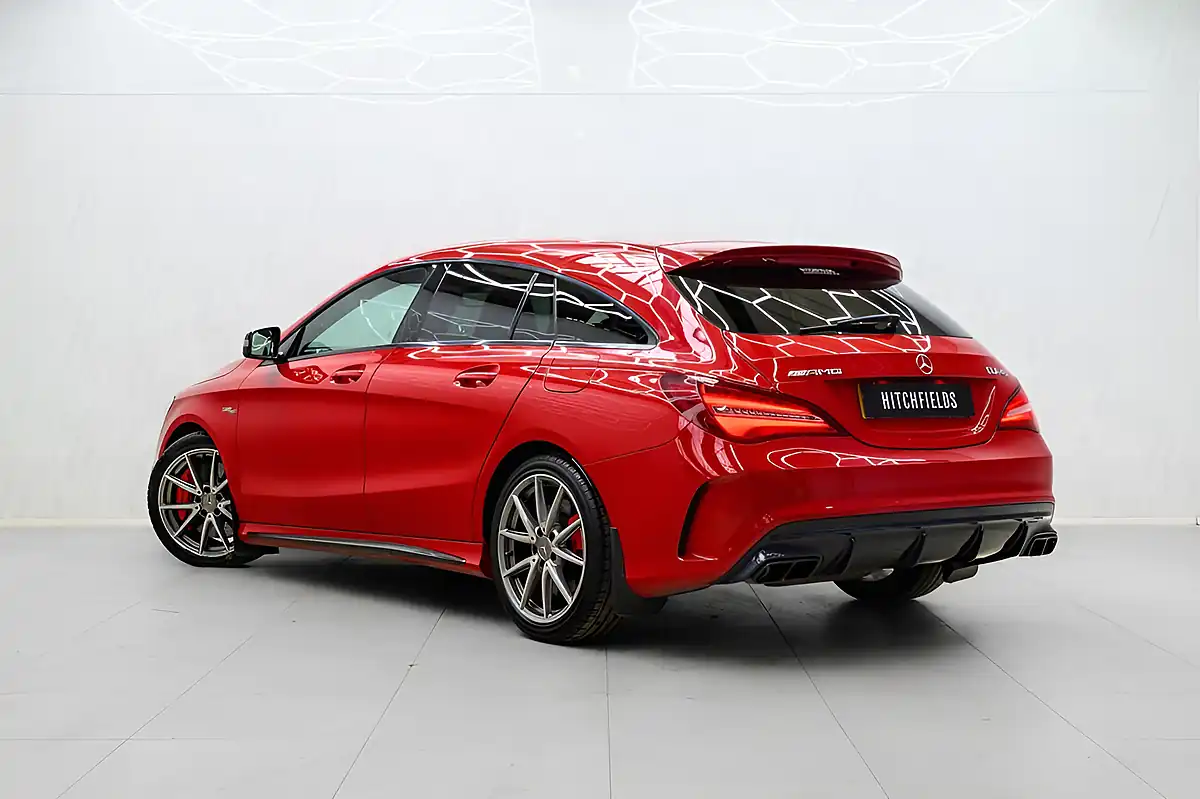 Used 2019 Mercedes-Benz Cla Night Edition Shooting Brake Red - Interior and Exterior details 7