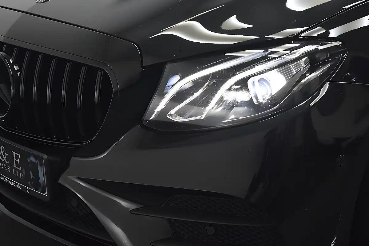 Used 2019 Mercedes-Benz E Class AMG Line Black - Interior and Exterior details 9