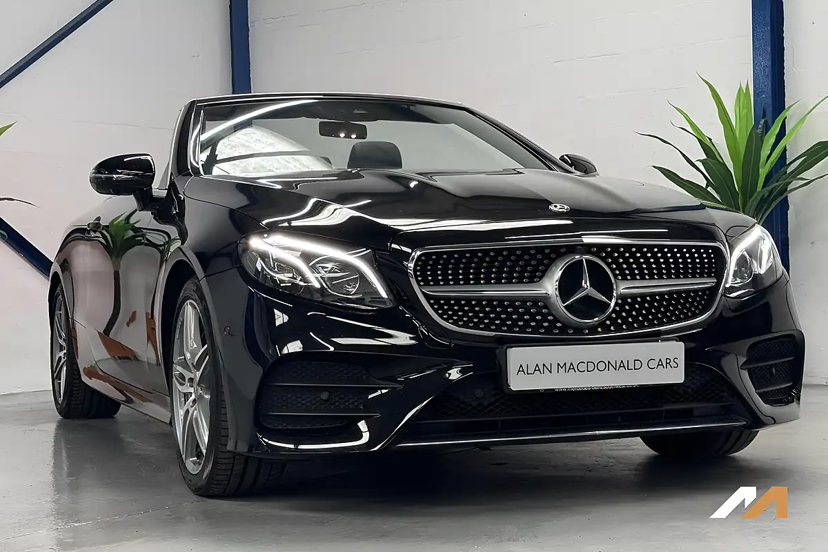 Used 2019 Mercedes-Benz E Class AMG Line Black - Front View