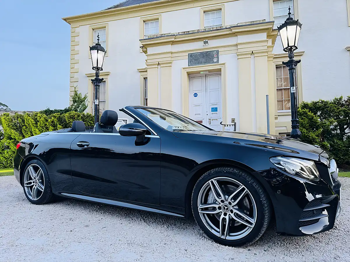 Used 2019 Mercedes-Benz E Class AMG Line Black - Front View