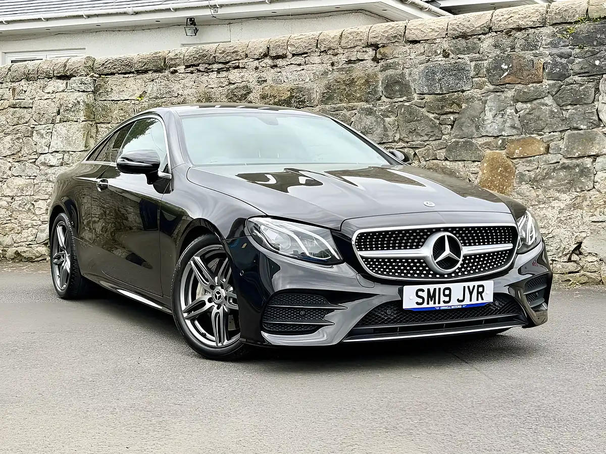 Used 2019 Mercedes-Benz E-Class AMG Line Black - Front View