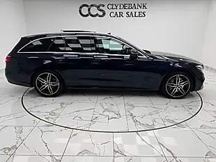 Used 2019 Mercedes-Benz E Class AMG Line Blue - Interior and Exterior details 2