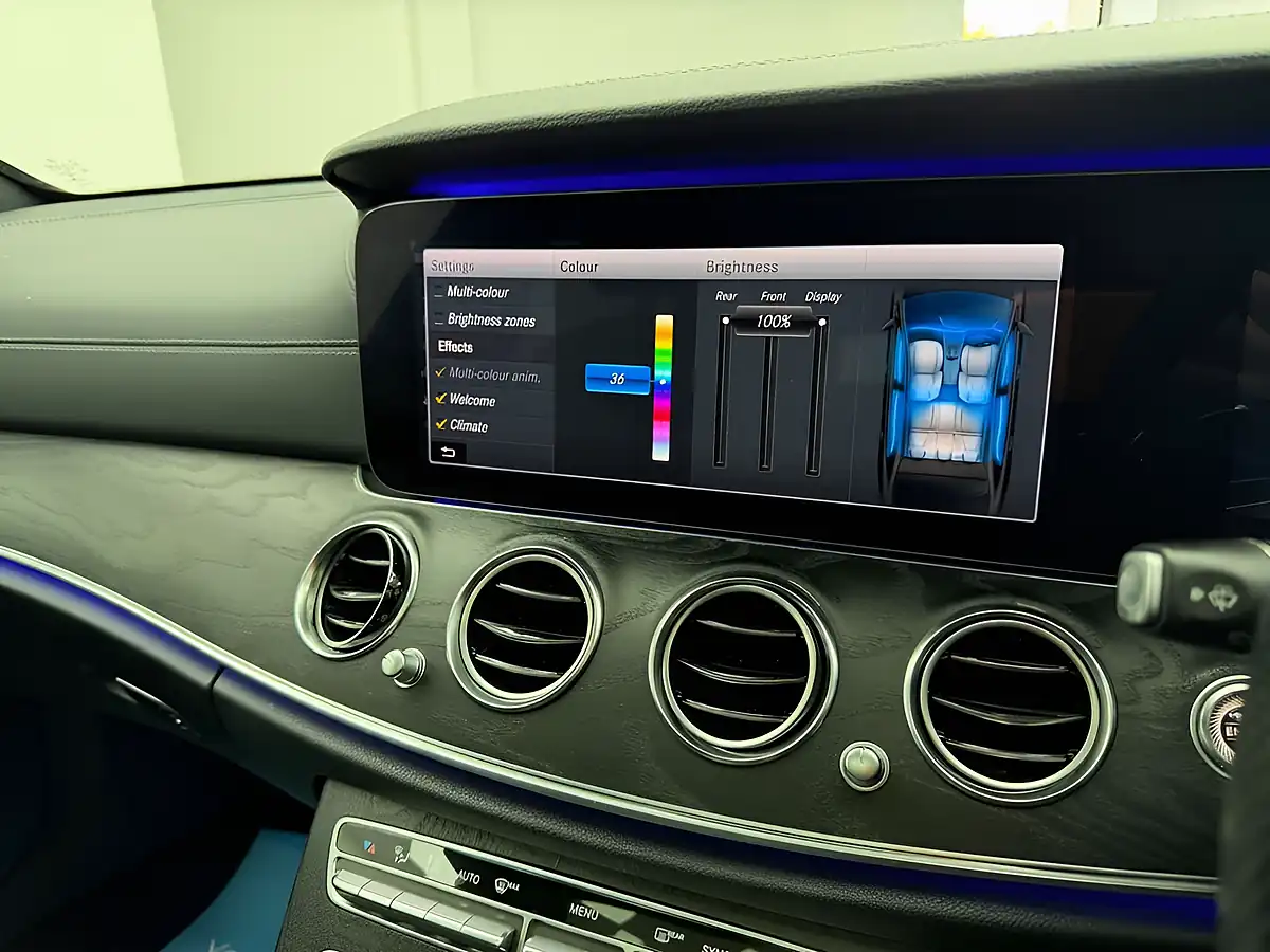 Used 2019 Mercedes-Benz E Class AMG Line Blue - Interior and Exterior details 20