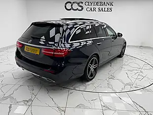 Used 2019 Mercedes-Benz E Class AMG Line Blue - Interior and Exterior details 3