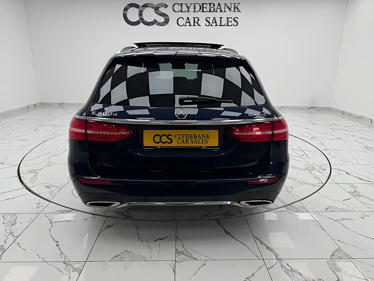 Used 2019 Mercedes-Benz E Class AMG Line Blue - Interior and Exterior details 4