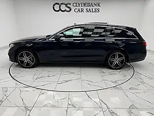Used 2019 Mercedes-Benz E Class AMG Line Blue - Interior and Exterior details 6