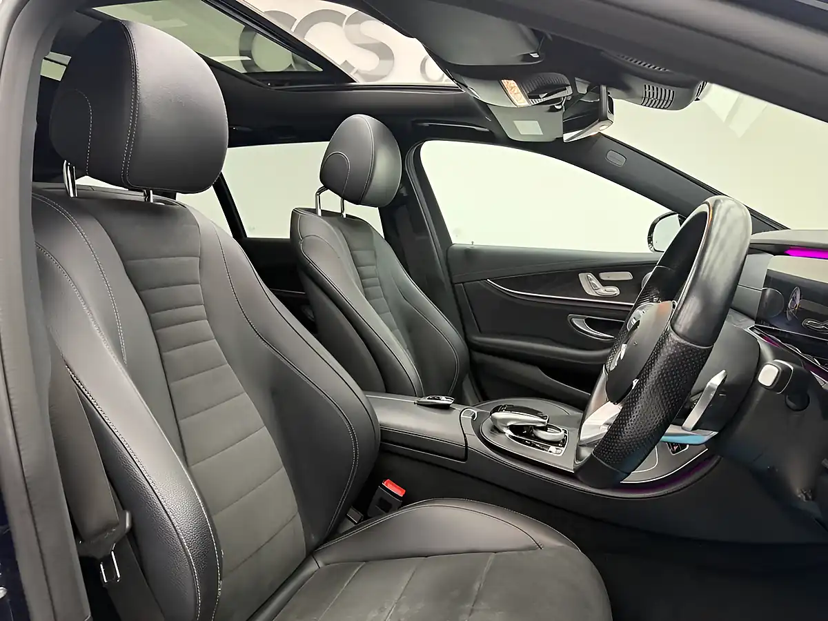 Used 2019 Mercedes-Benz E Class AMG Line Blue - Interior and Exterior details 9