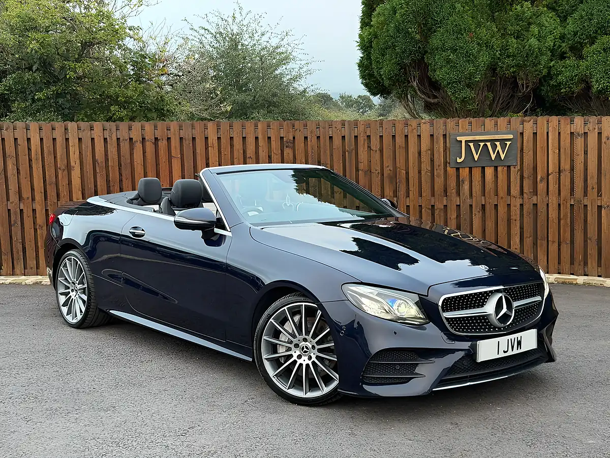 Used 2019 Mercedes-Benz E Class AMG Line Blue - Front View