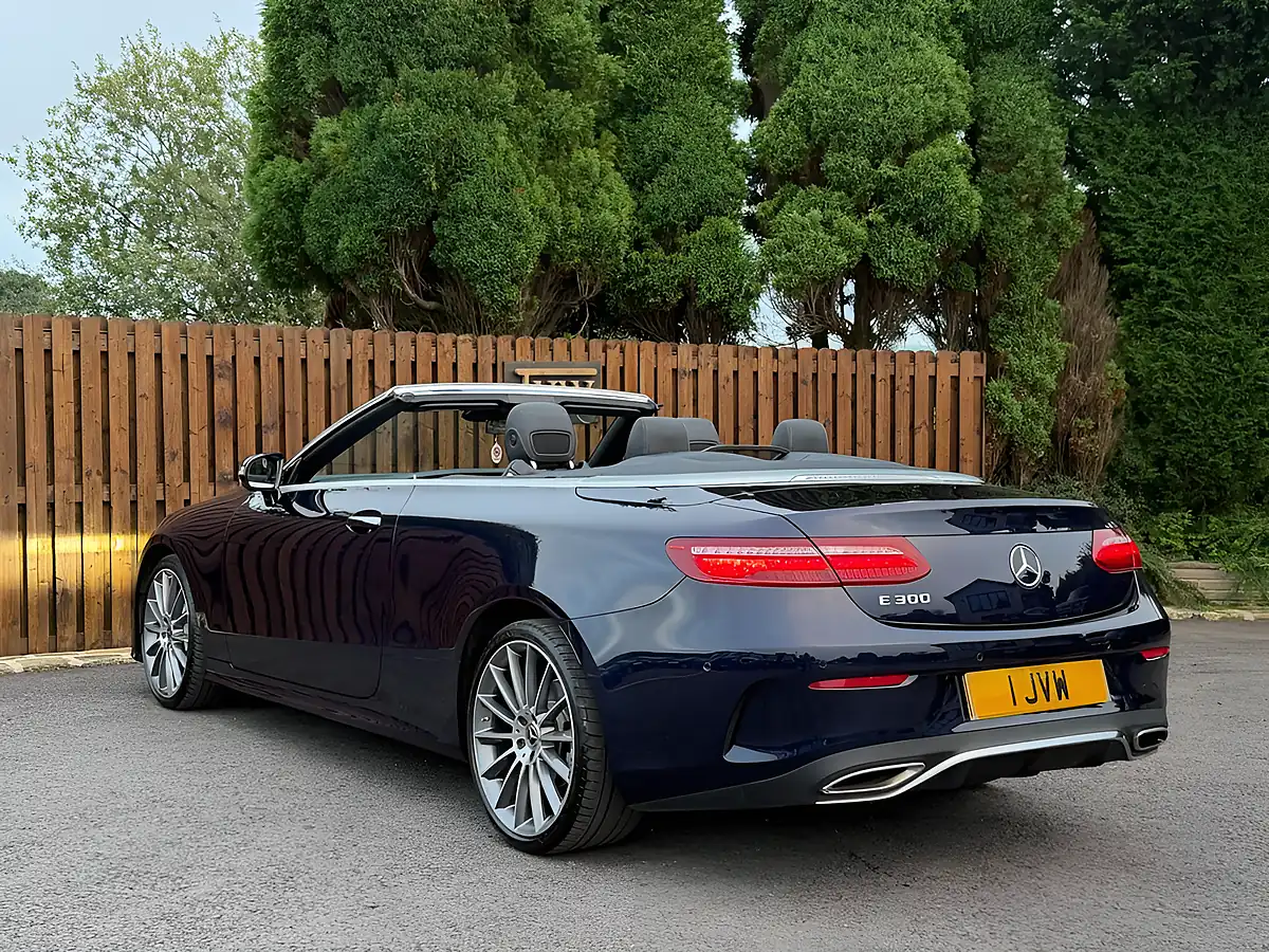 Used 2019 Mercedes-Benz E Class AMG Line Blue - Interior and Exterior details 11