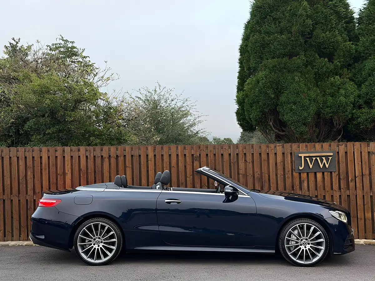 Used 2019 Mercedes-Benz E Class AMG Line Blue - Interior and Exterior details 12