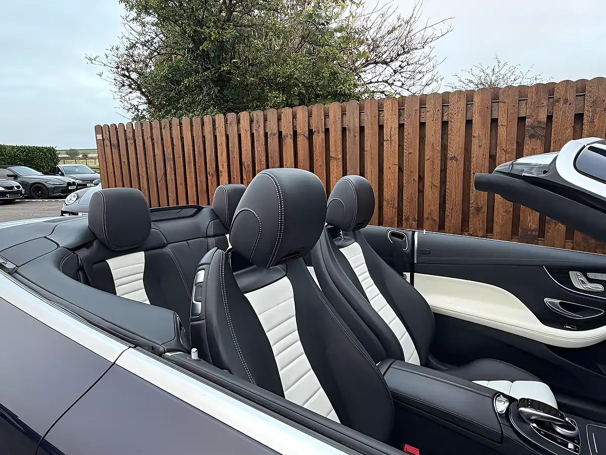 Used 2019 Mercedes-Benz E Class AMG Line Blue - Interior and Exterior details 14