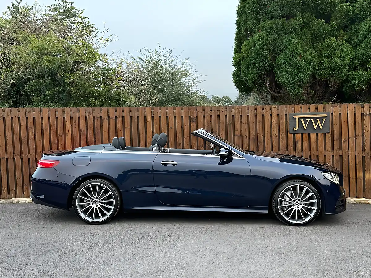 Used 2019 Mercedes-Benz E Class AMG Line Blue - Interior and Exterior details 2