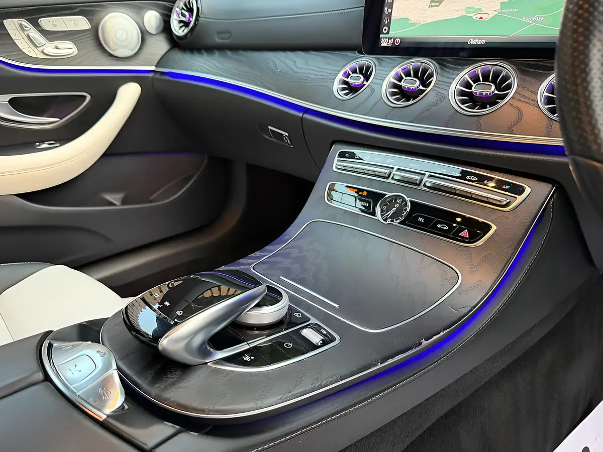 Used 2019 Mercedes-Benz E Class AMG Line Blue - Interior and Exterior details 7