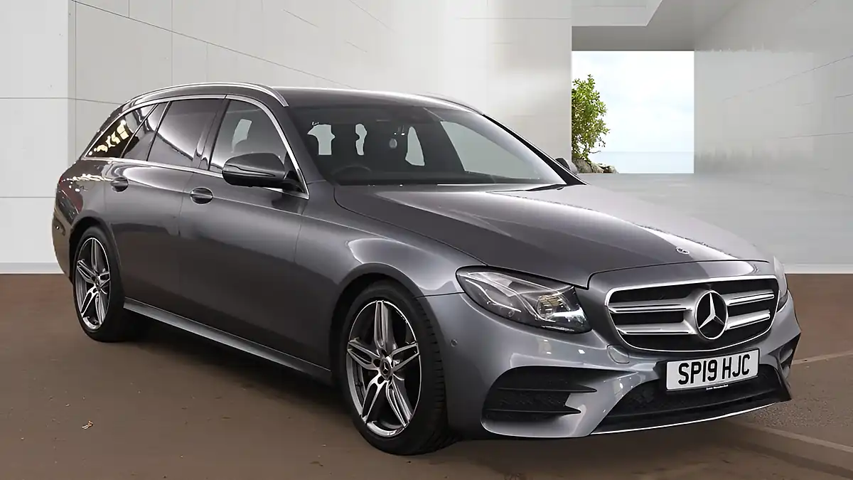 Used 2019 Mercedes-Benz E Class AMG Line Grey - Front View