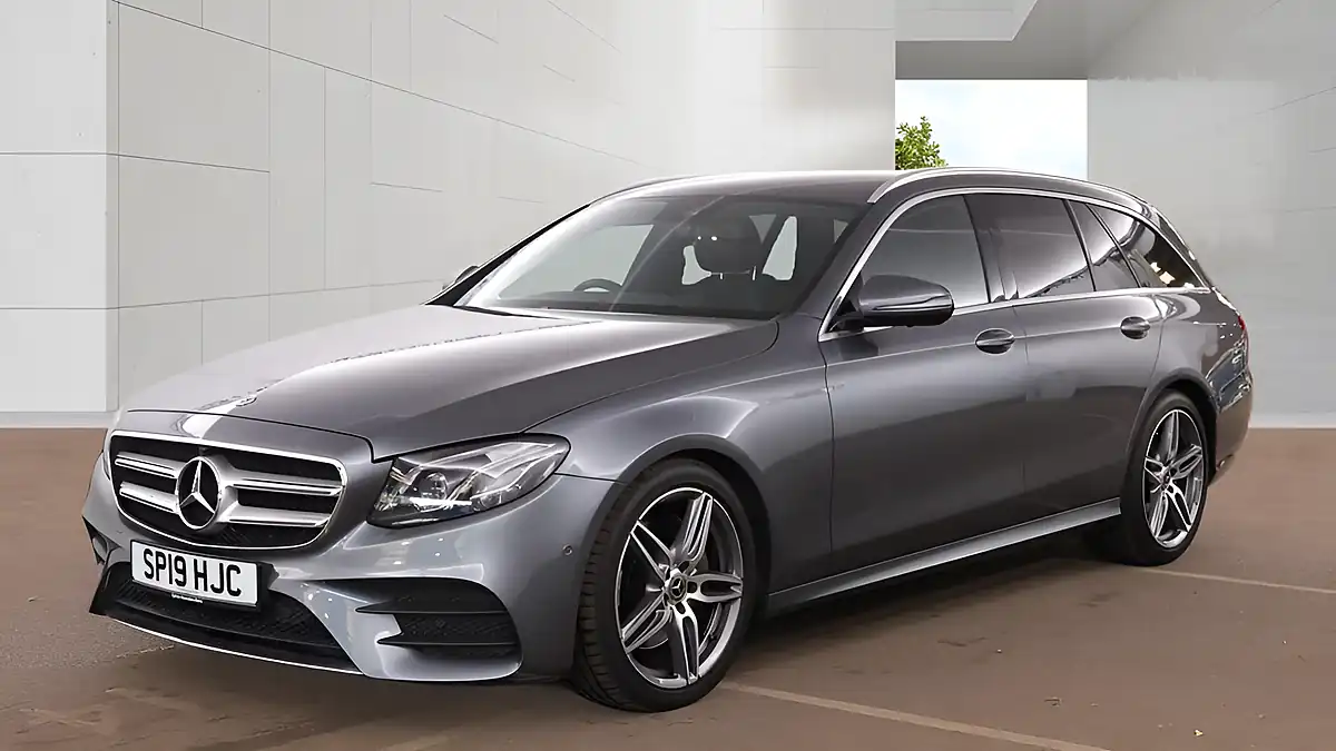 Used 2019 Mercedes-Benz E Class AMG Line Grey - Interior and Exterior details 4