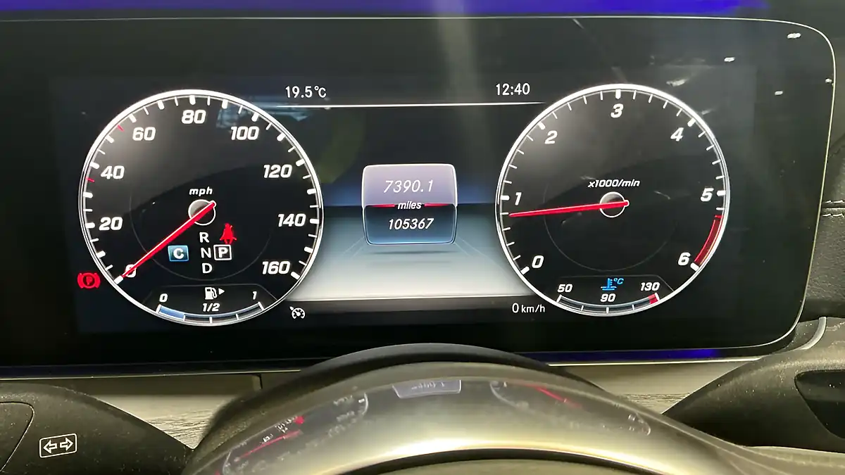 Used 2019 Mercedes-Benz E Class AMG Line Grey - Interior and Exterior details 9