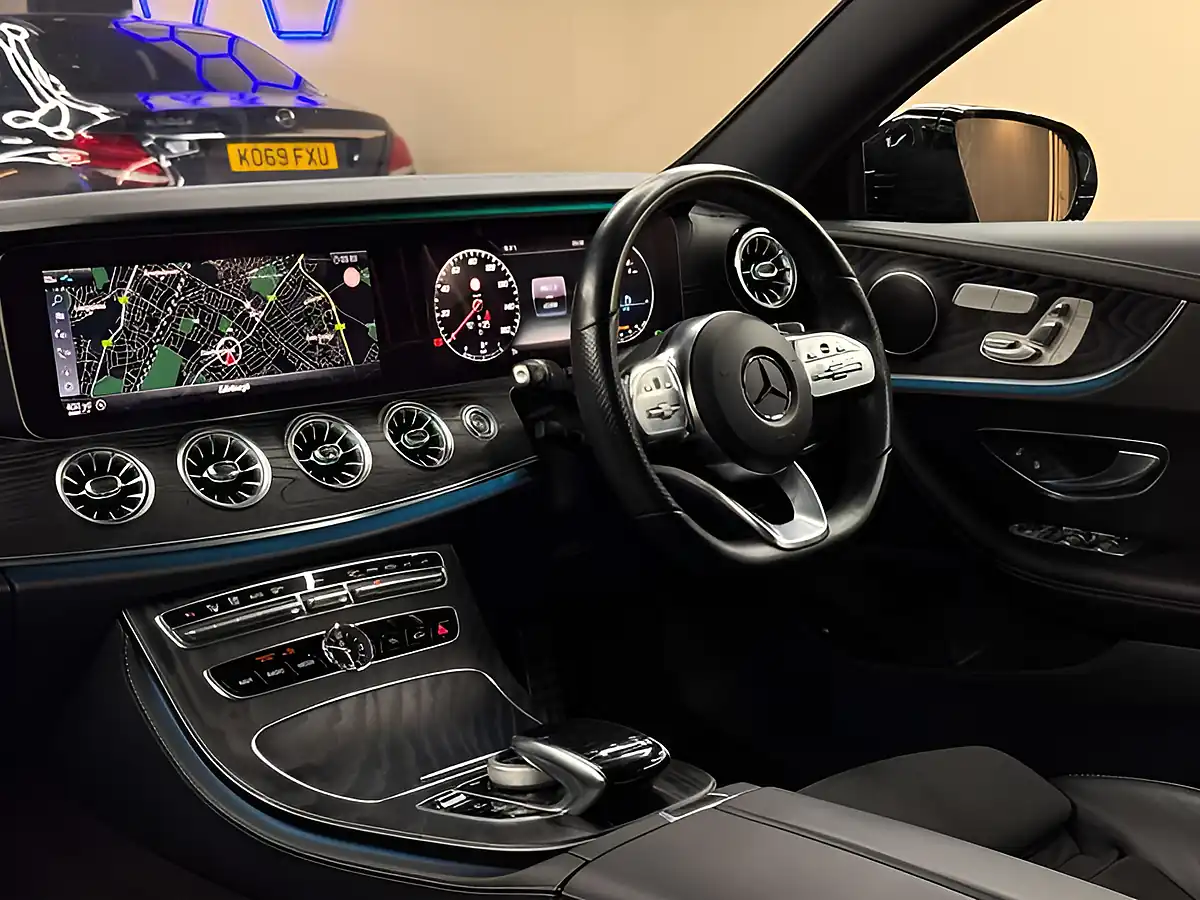 Used 2019 Mercedes-Benz E-Class AMG Line Grey - Interior and Exterior details 14