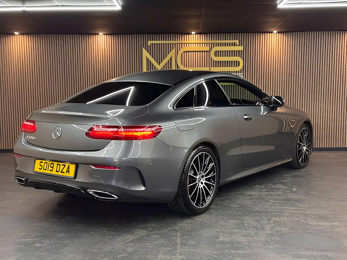 Used 2019 Mercedes-Benz E-Class AMG Line Grey - Interior and Exterior details 5