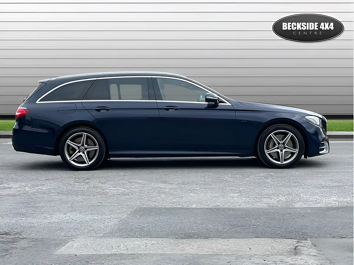 Used 2019 Mercedes-Benz E Class AMG Line Premium Blue - Interior and Exterior details 2