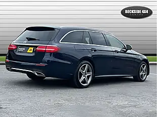 Used 2019 Mercedes-Benz E Class AMG Line Premium Blue - Interior and Exterior details 4
