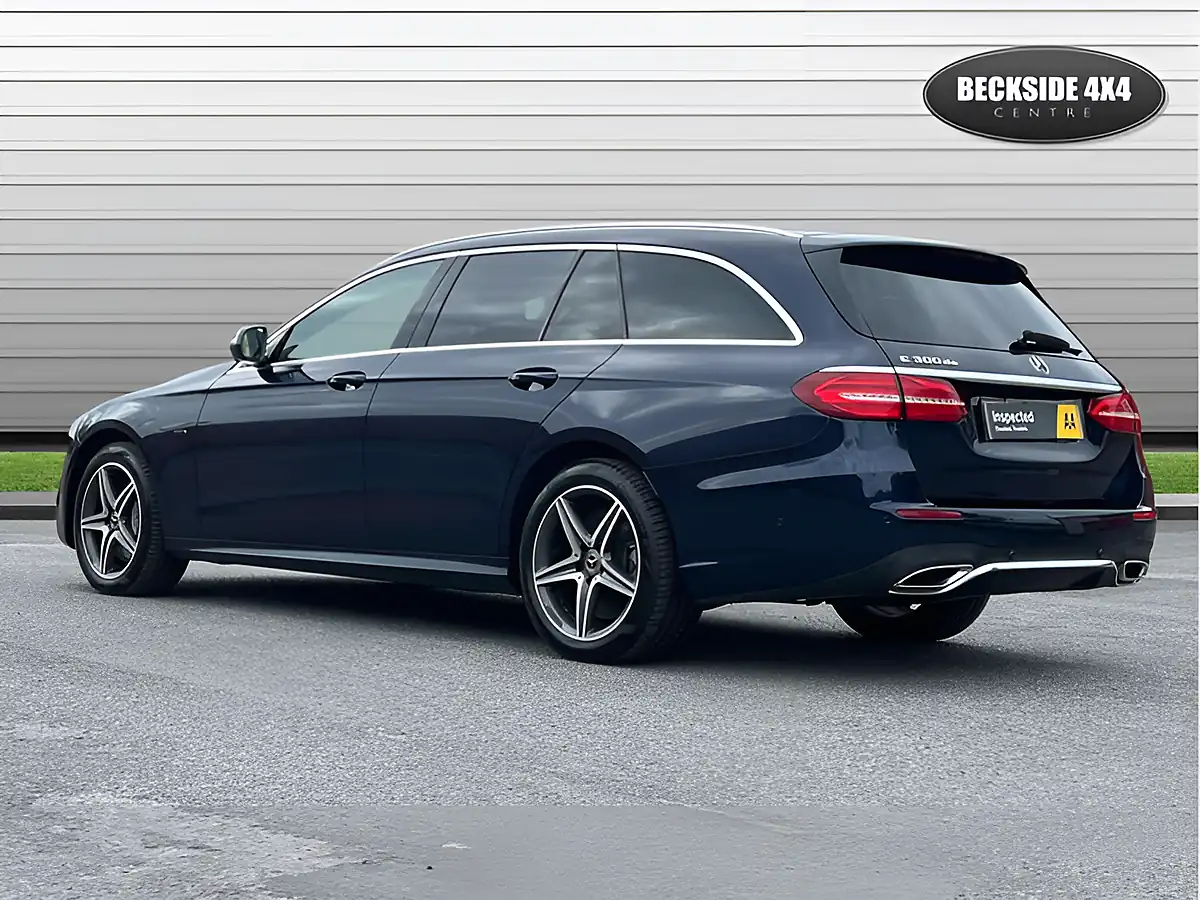 Used 2019 Mercedes-Benz E Class AMG Line Premium Blue - Interior and Exterior details 5