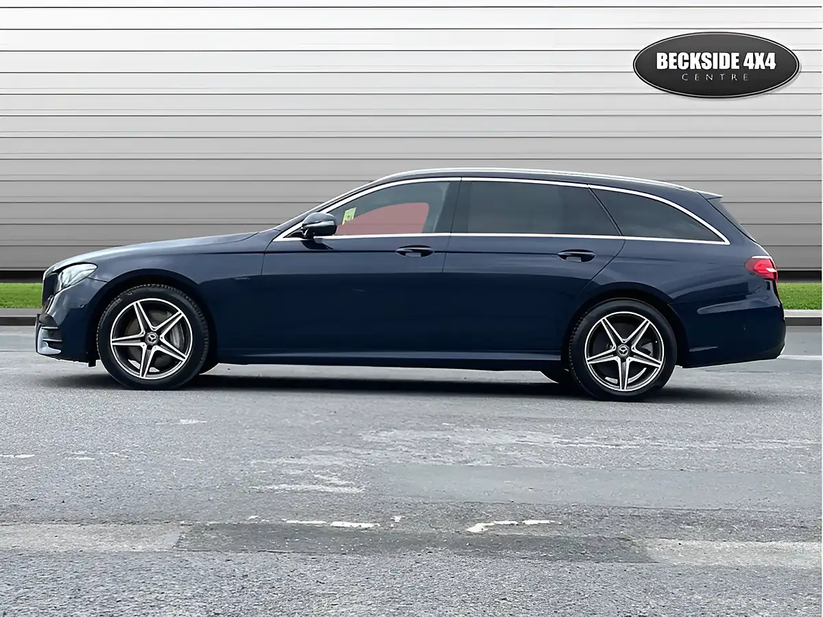 Used 2019 Mercedes-Benz E Class AMG Line Premium Blue - Interior and Exterior details 6