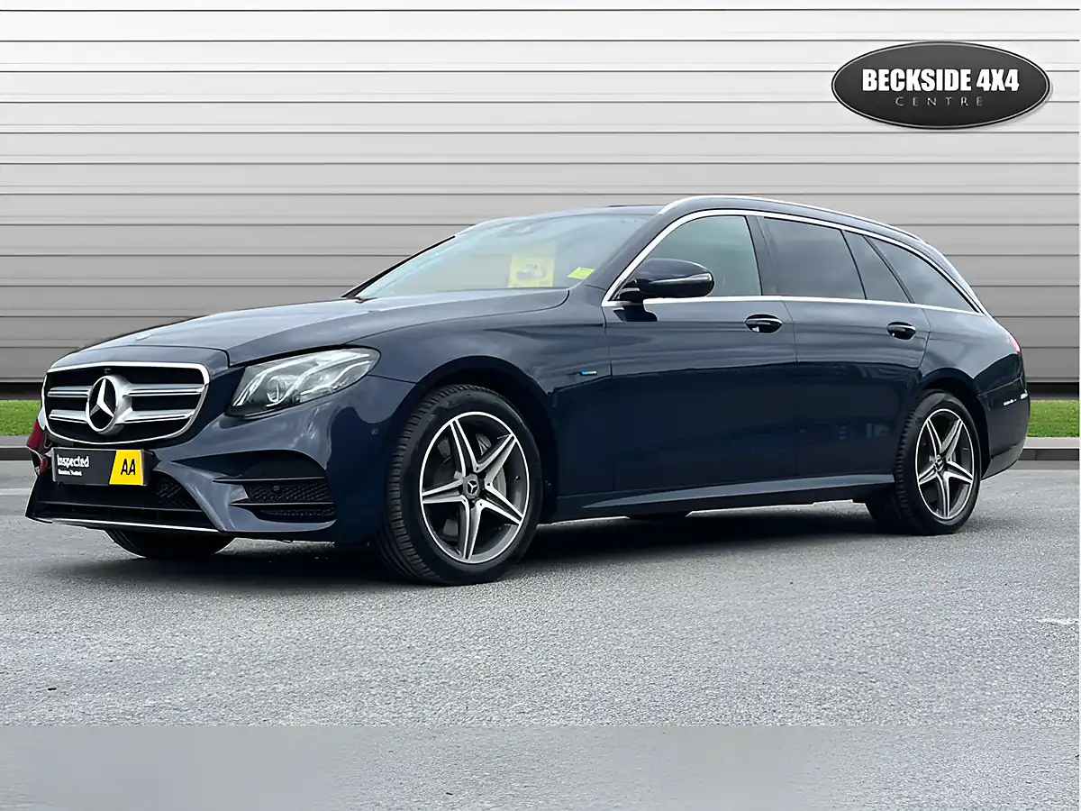 Used 2019 Mercedes-Benz E Class AMG Line Premium Blue - Interior and Exterior details 7