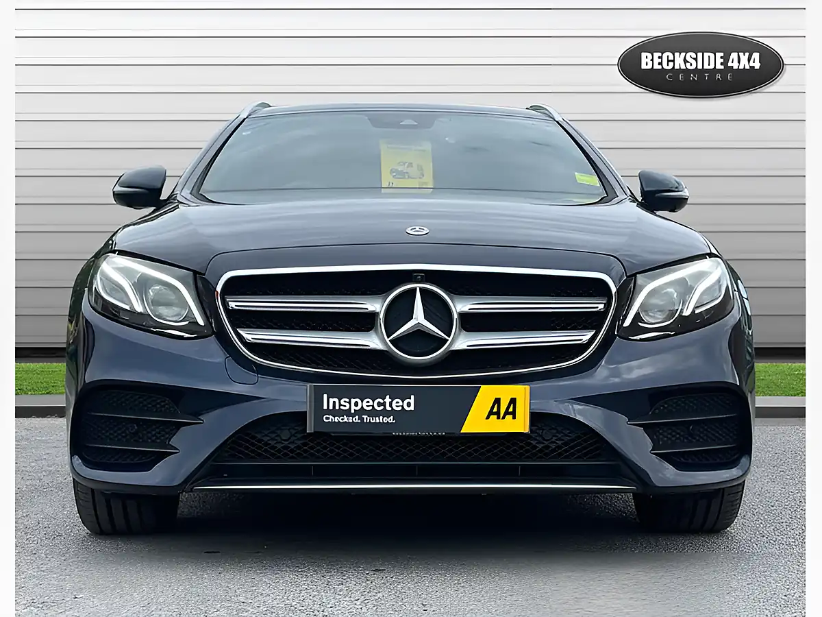 Used 2019 Mercedes-Benz E Class AMG Line Premium Blue - Interior and Exterior details 8