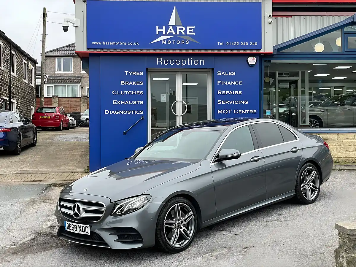 Used 2019 Mercedes-Benz E Class AMG Line (premium) Grey - Front View