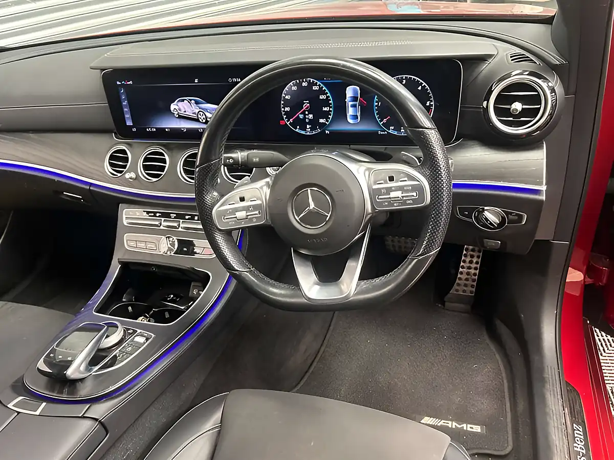 Used 2019 Mercedes-Benz E Class AMG Line (premium Plus) Red - Interior and Exterior details 6
