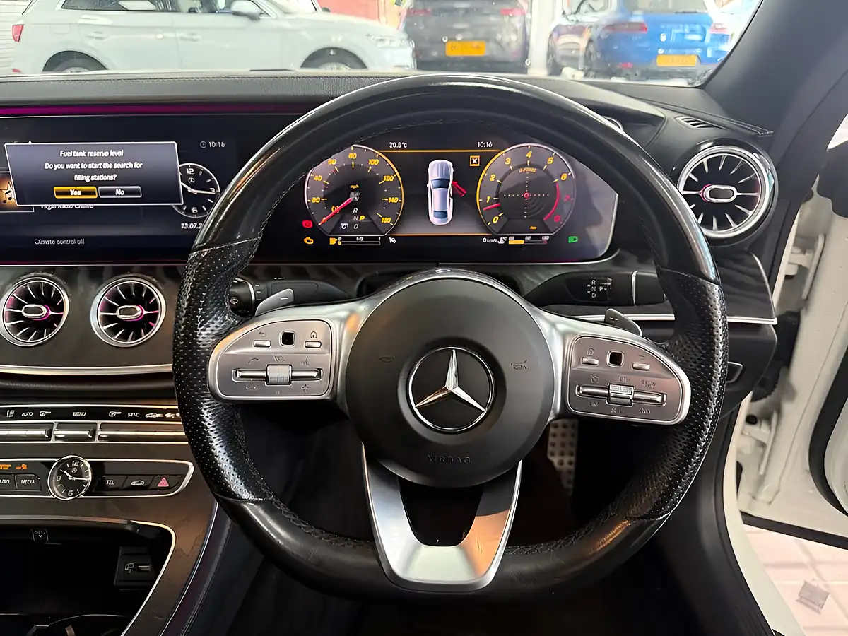 Used 2019 Mercedes-Benz E Class AMG Line (premium Plus) White - Interior and Exterior details 15
