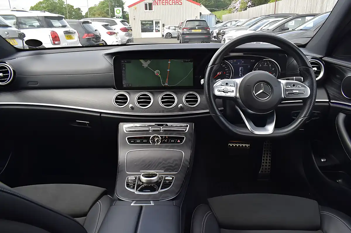Used 2019 Mercedes-Benz E-Class AMG Line Silver - Interior and Exterior details 15