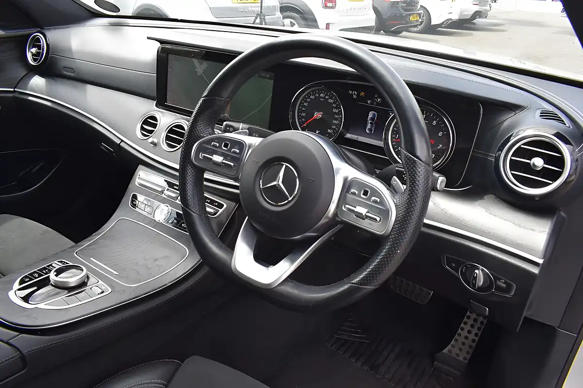 Used 2019 Mercedes-Benz E-Class AMG Line Silver - Interior and Exterior details 7