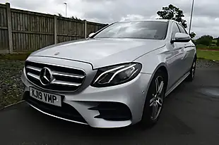 Used 2019 Mercedes-Benz E-Class AMG Line Silver - Interior and Exterior details 9