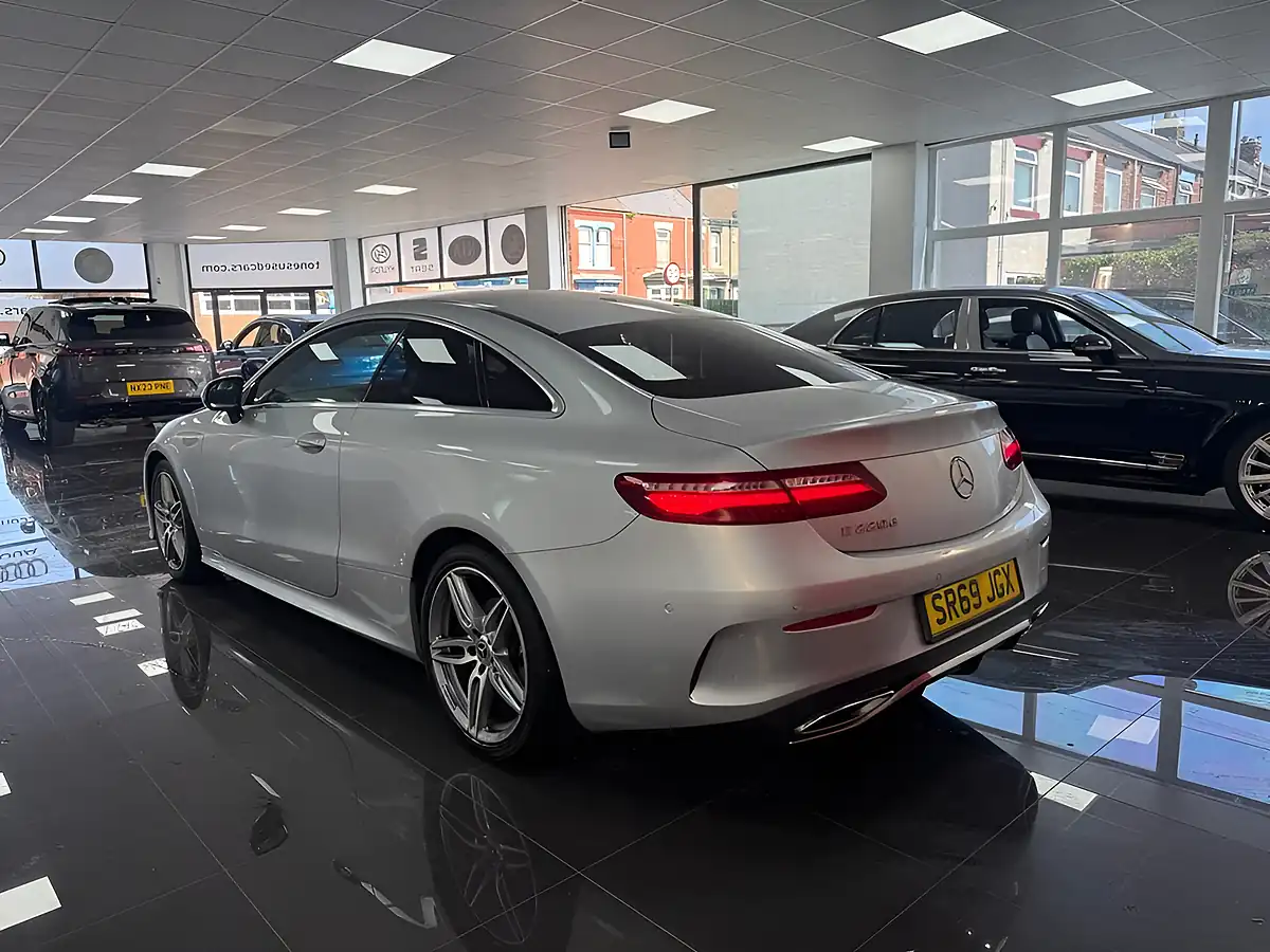 Used 2019 Mercedes-Benz E Class AMG Line Silver - Interior and Exterior details 7