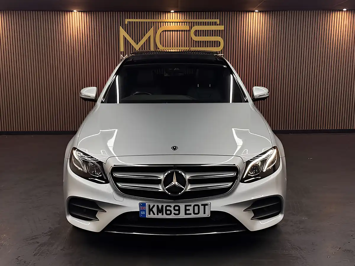 Used 2019 Mercedes-Benz E-Class AMG Line Silver - Interior and Exterior details 2