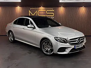 Used 2019 Mercedes-Benz E-Class AMG Line Silver - Interior and Exterior details 3