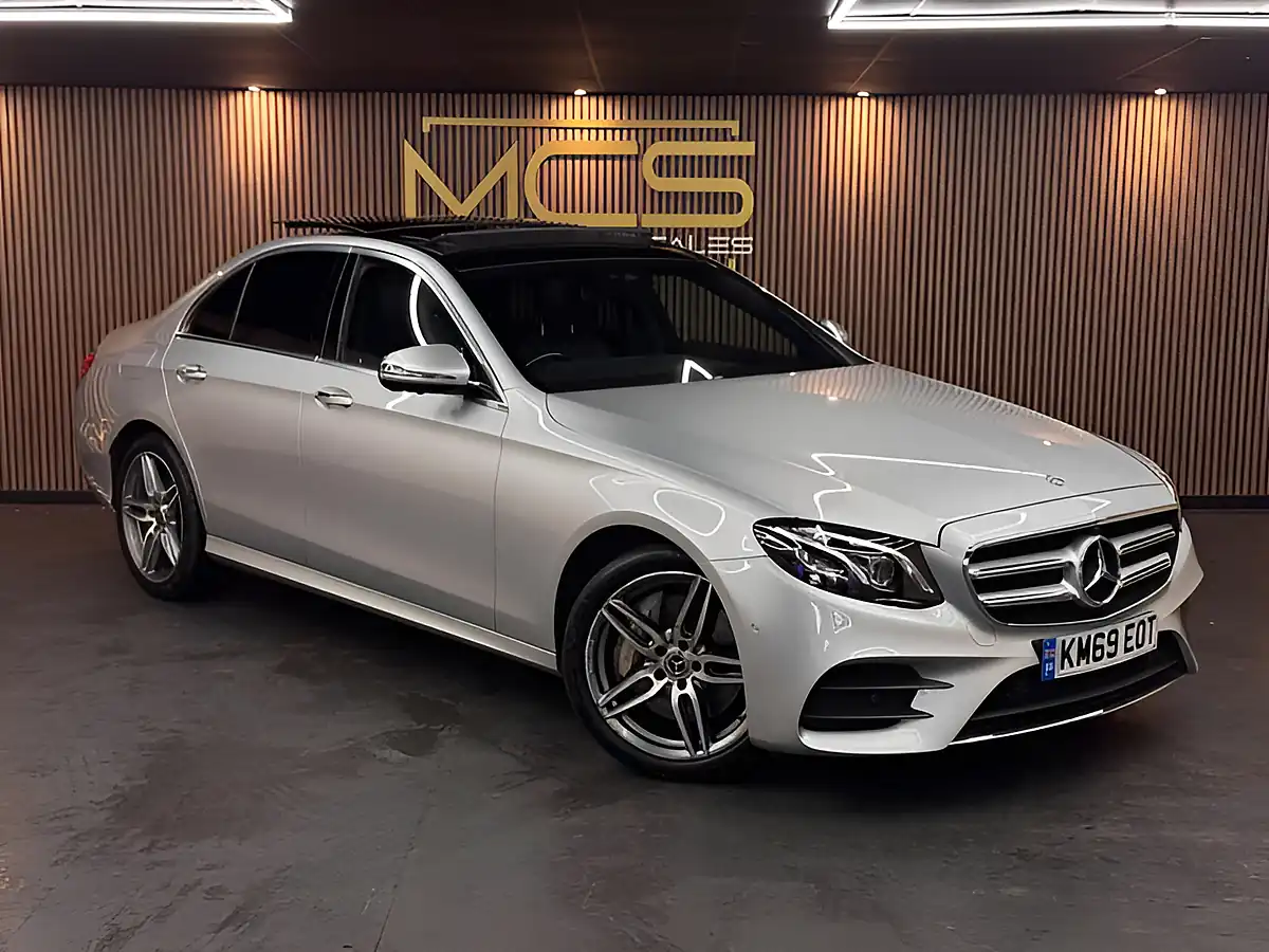 Used 2019 Mercedes-Benz E-Class AMG Line Silver - Interior and Exterior details 3