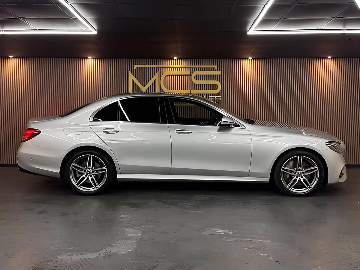 Used 2019 Mercedes-Benz E-Class AMG Line Silver - Interior and Exterior details 4